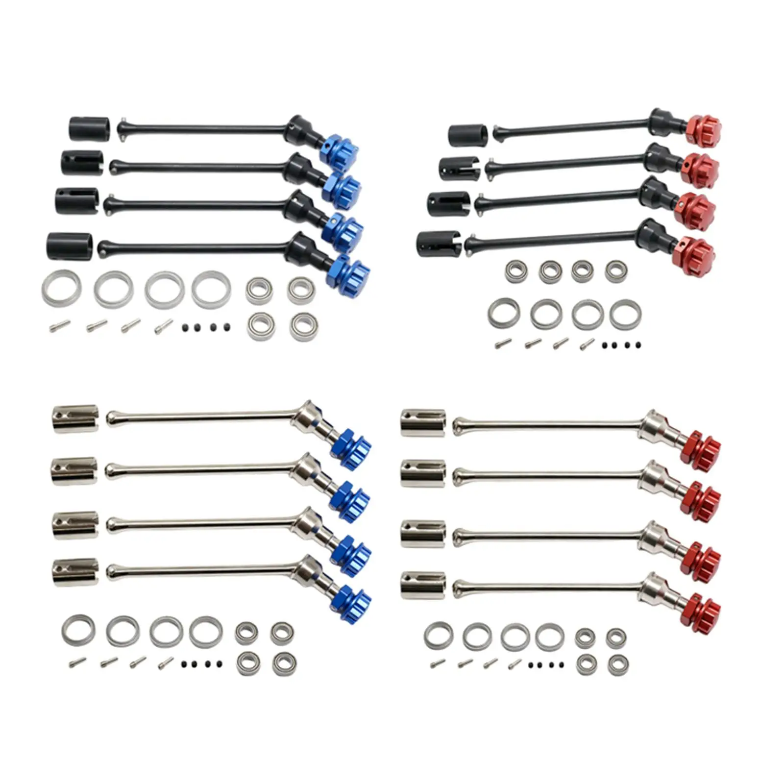 

1:10 CVD Sturdy Stable Metal with Bearing Reliable for RC Vehicle Accessories