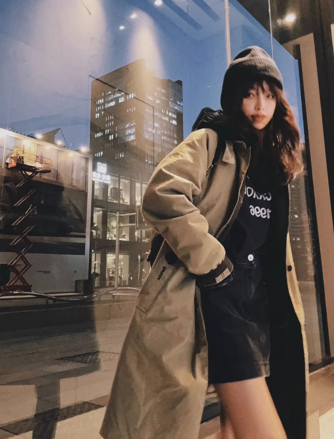 Barпотребитель co-фирменный съемный длинный пуховик ветровка унисекс стиль шапка с