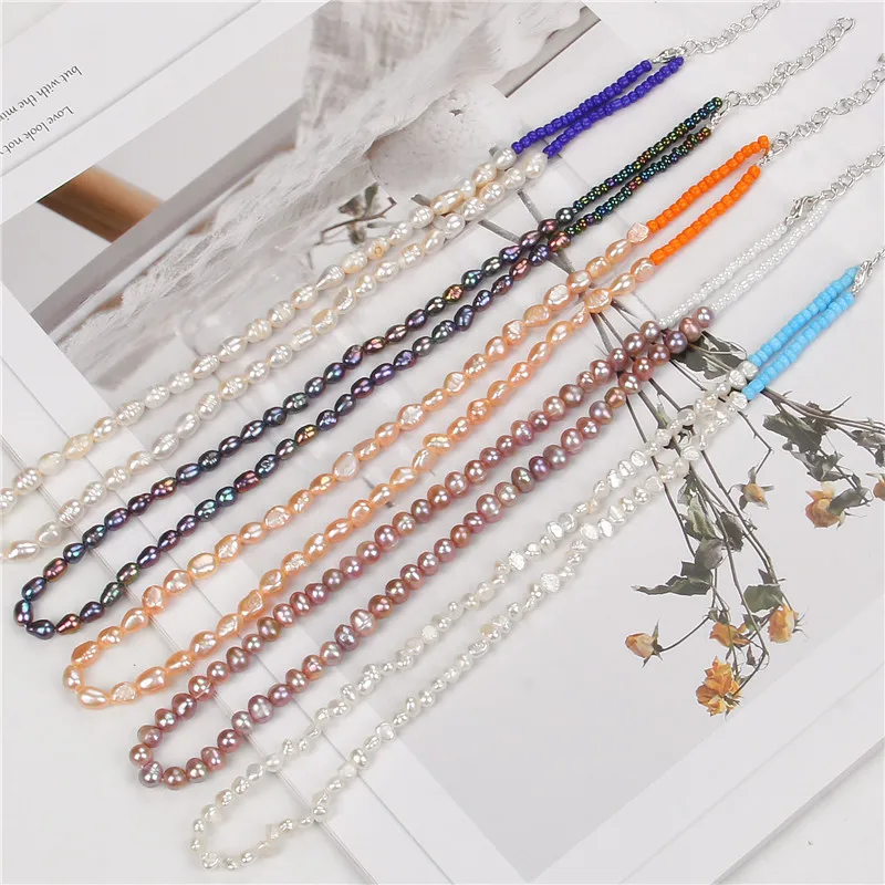 Романтическое украшение для шеи из изящных драгоценностей с жемчугом барокко для женщин, подарок на свадебную вечеринку, изящный оптовый продаж.