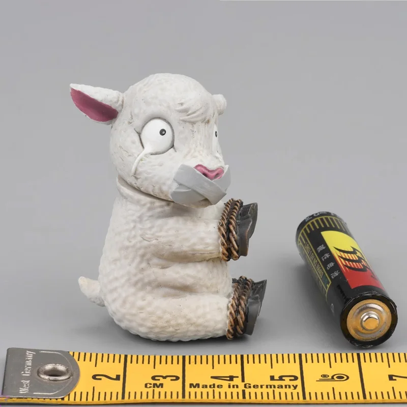 

1/12 Scale Bundled Lamb Model 6-inch Doll Scene Props Accessories Static Decoration Collection Display Toy Gifts