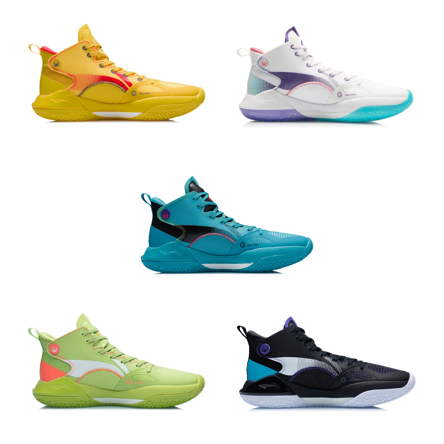 Мужская Профессиональная баскетбольная обувь Li-Ning YUSHUAI XV спортивная с прохладным