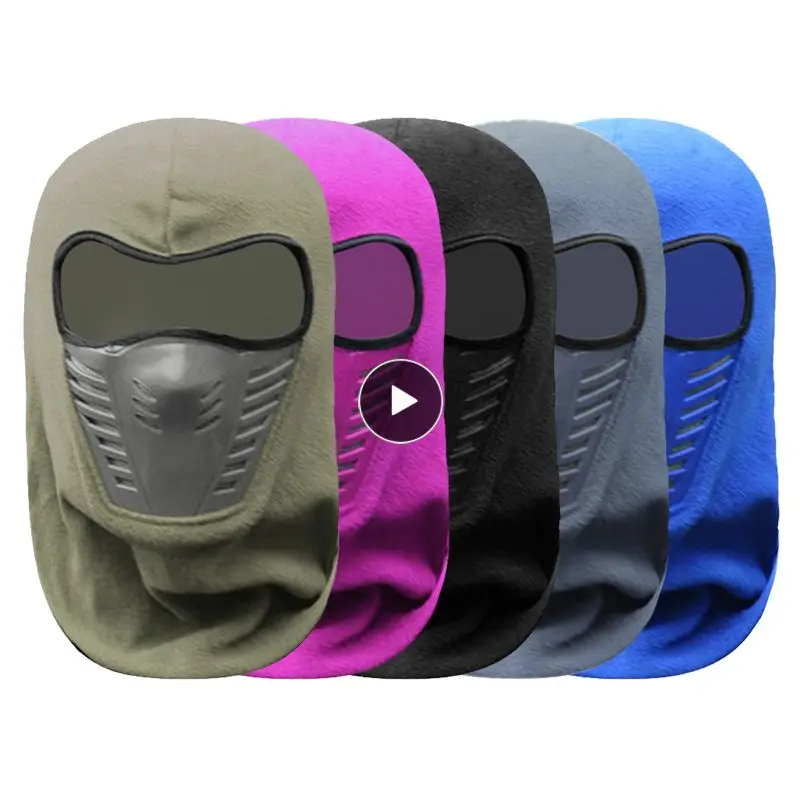 

Thickened Fleece Riding Mask Durable Winter Hood Windproof Dustproof Outdoor Mask Hat Riding Riding Equipment