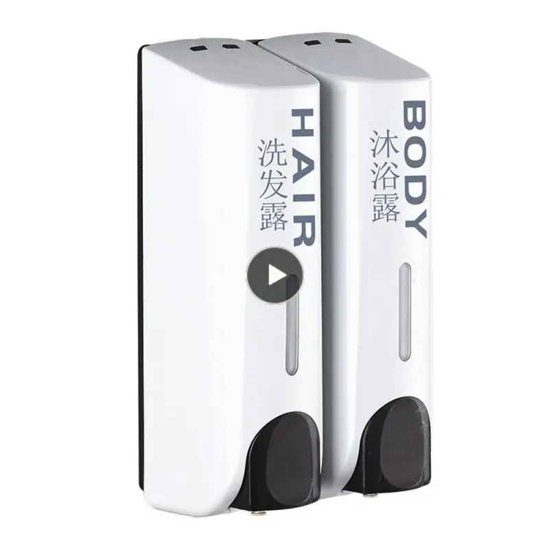 

Manually Press Bottle Container Multifunctional Household Soap And Gel Dispenser Hang Wall-mounted Hand Sanitizer Bottle