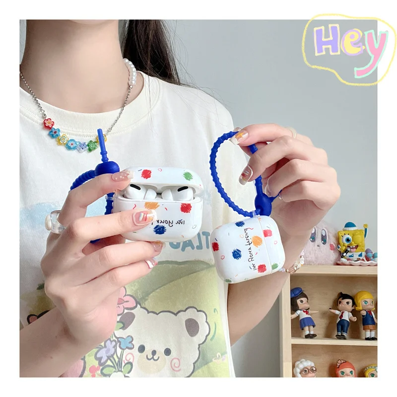 

Яркий Чехол для Airpods Pro, защитный чехол для Airpods 2, чехол для AirPods 3, Прозрачный чехол для Airpod, зарядное устройство