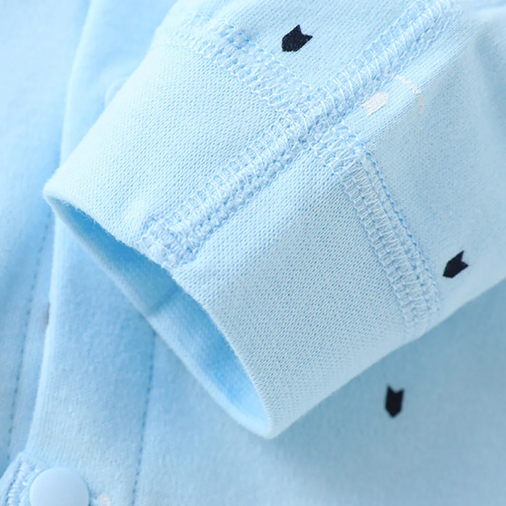 Одежда для новорожденных хлопковые детские комбинезоны с длинным рукавом весна