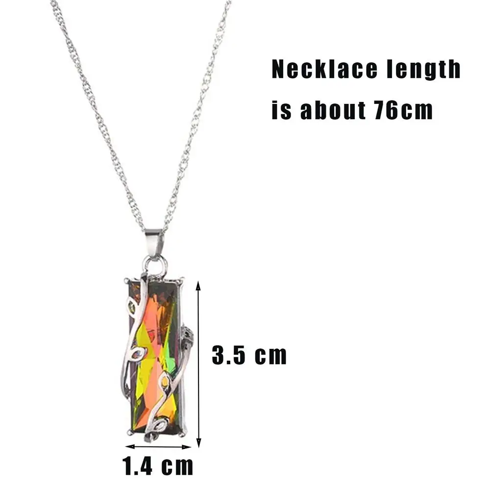 Модное женское серебряное ожерелье с подвеской в виде аметиста свадебная