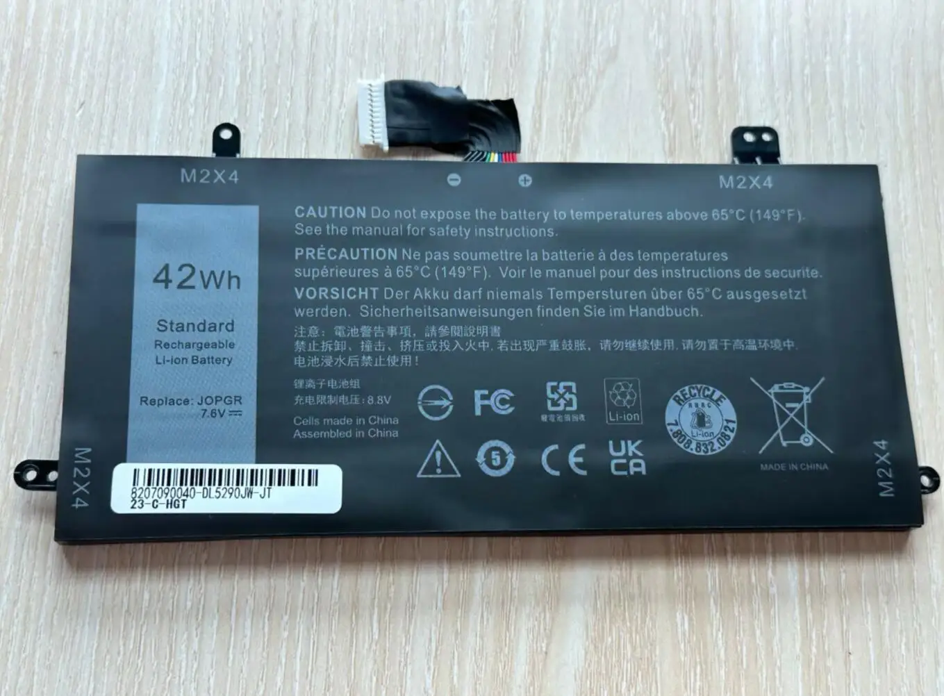 J0PGR Аккумулятор для ноутбука Dell Latitude 5285 2-в-1 5290 серии 2 в 1 T17G T17G001 T17G002 0J0PGR JOPGR 0RDYCT RDYCT
