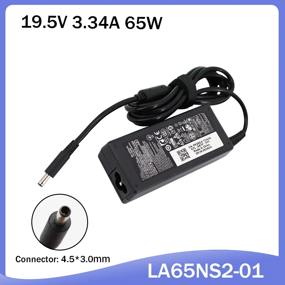 

Зарядное устройство для Dell LA65NM130, 19,5 в, а, 65 Вт