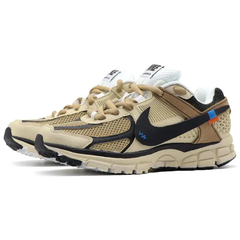 【Настроить】Nike Air Zoom Vomero 5 Кроссовки унисекс с низким верхом сзади/коричневые