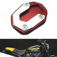 for ducati scrambler 800 classic icon sixty2 2015 2018 motorcycle accessories side parking kickstand support plate extension pad