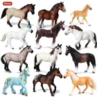 Оригинальная экшн-фигурка Oenux лесная дикая ферма, фигурка лошади, Классическая американская лошадь клайддейла, фигурки из ПВХ игрушка для детей
