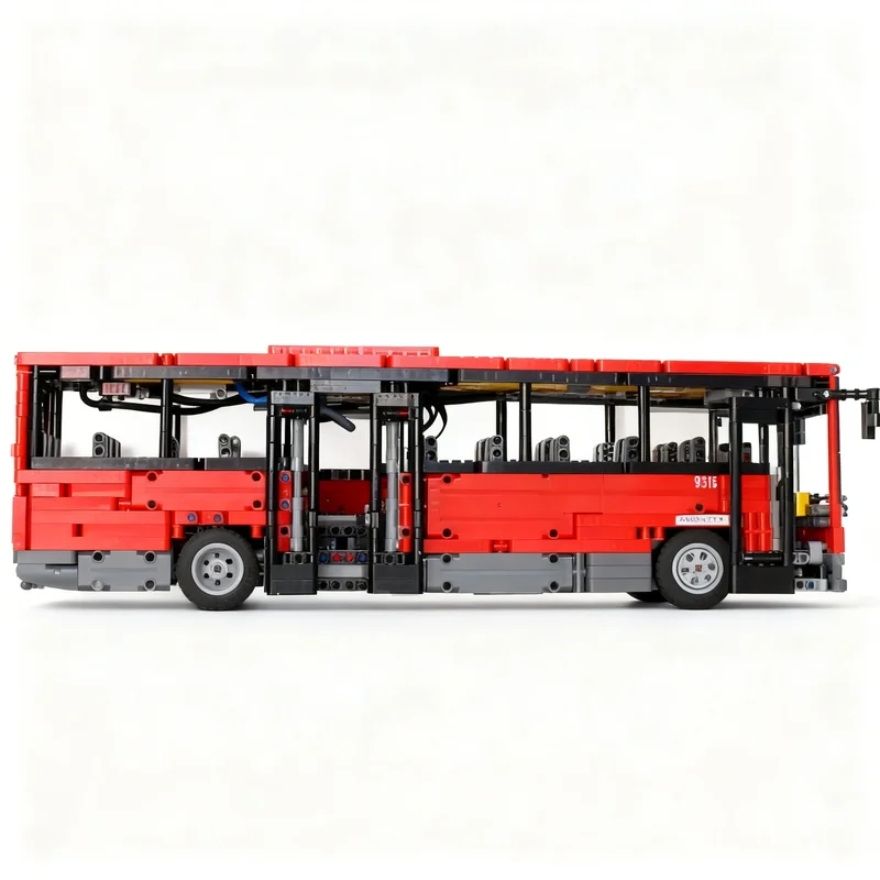 2178 деталей MOC Irisbus Crossway 12M: Модель регионального автобуса, конструктор, игрушка, рождественский подарок, идея для подарка на день рождения, сделай сам (art.: 3920dc98b4e7d) - 3920dc98b4e7d