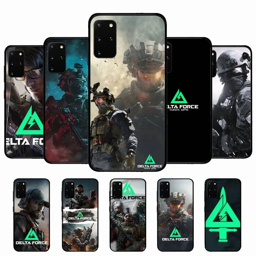Фото Чехол для телефона с изображением тактического шутера Delta Force для Samsung S 24 Fe 25 Ultra Plus 20 Lite 21 30 22 23 24 22 Ultra 5G Fundas №1