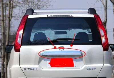 

Хромированная крышка багажника для Nissan X-Trail XTrail T31 2008-2013 ABS, обшивка крышки багажника, обшивка крышки багажника, аксессуары для отделки