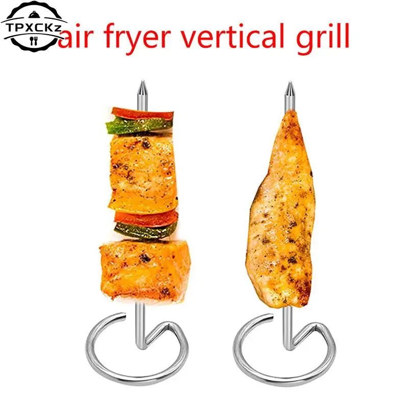 

Air Fryer Skewer Barbecue Skewer Stand Rack Holder Air Fryer Grill For Home Kitchen For Dehydrator Rack Fryer Accessories