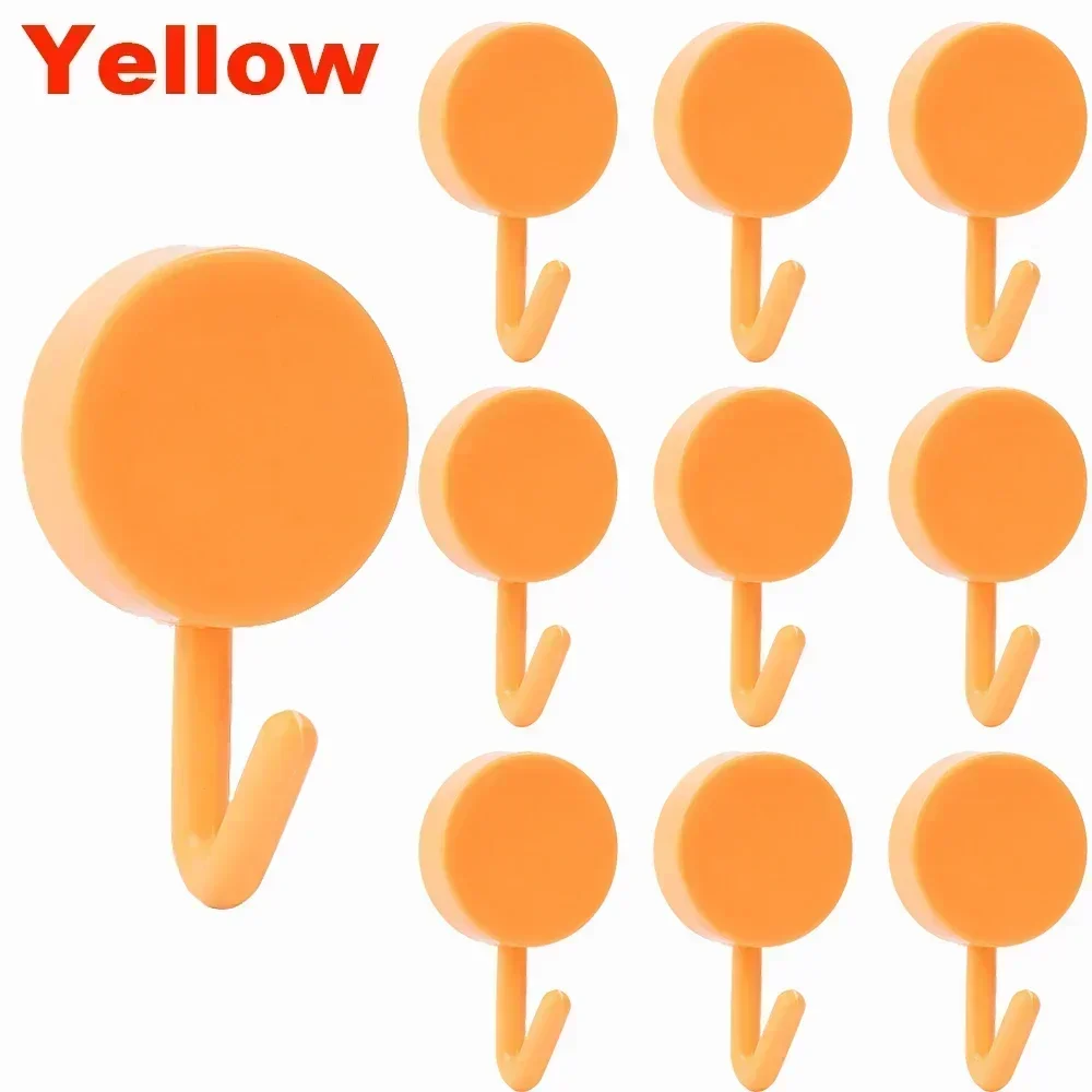 

Самоклеящиеся крючки для кухни и ванной, 10 шт., полипропилен