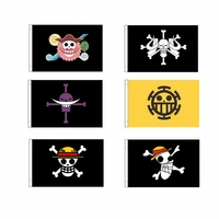 one piece straw hat pirate flag 3x5 ft flying monkey d luffy home decoration banner
