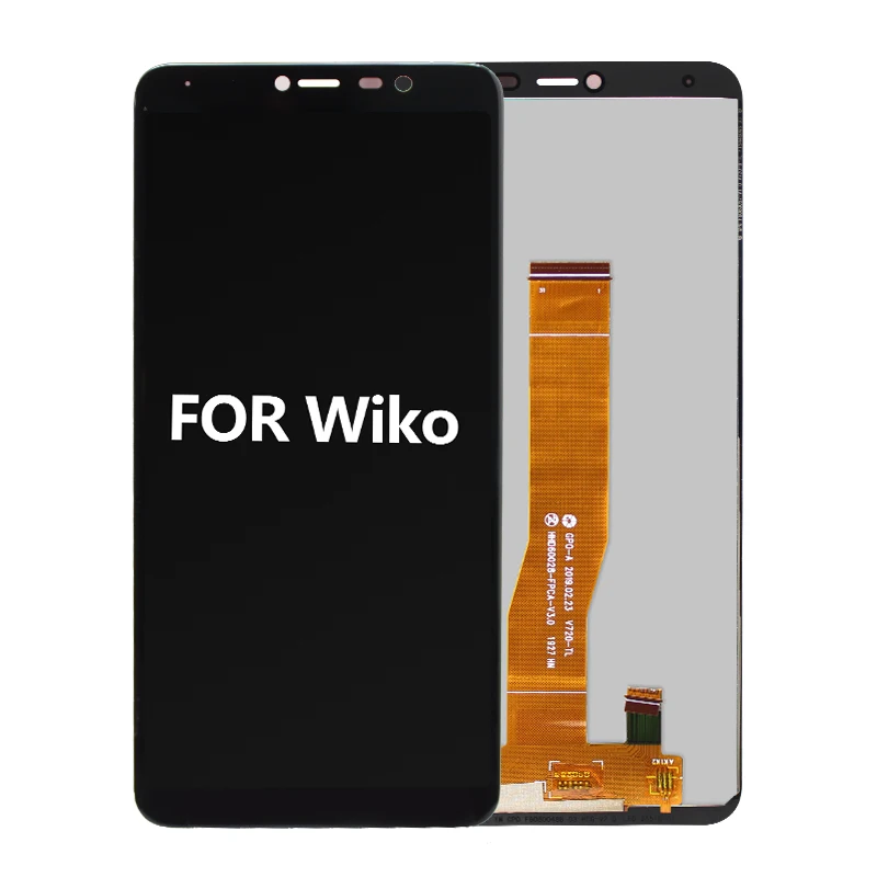5 99 inches mobile phone lcds for wiko y80 display with touch screen digitizer assembly replacement free global shipping