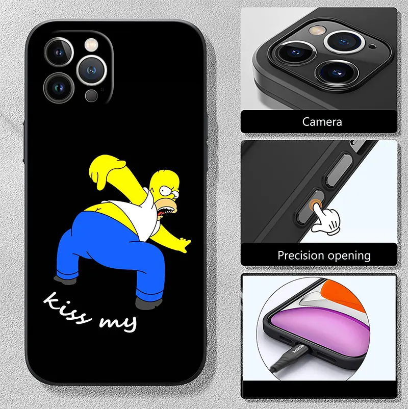 S-Simpsons Case for Samsung S24 Fe Plus Ultra A55 A35 A24 A25 A15 A05S A05 M55 M15 Quantum 2