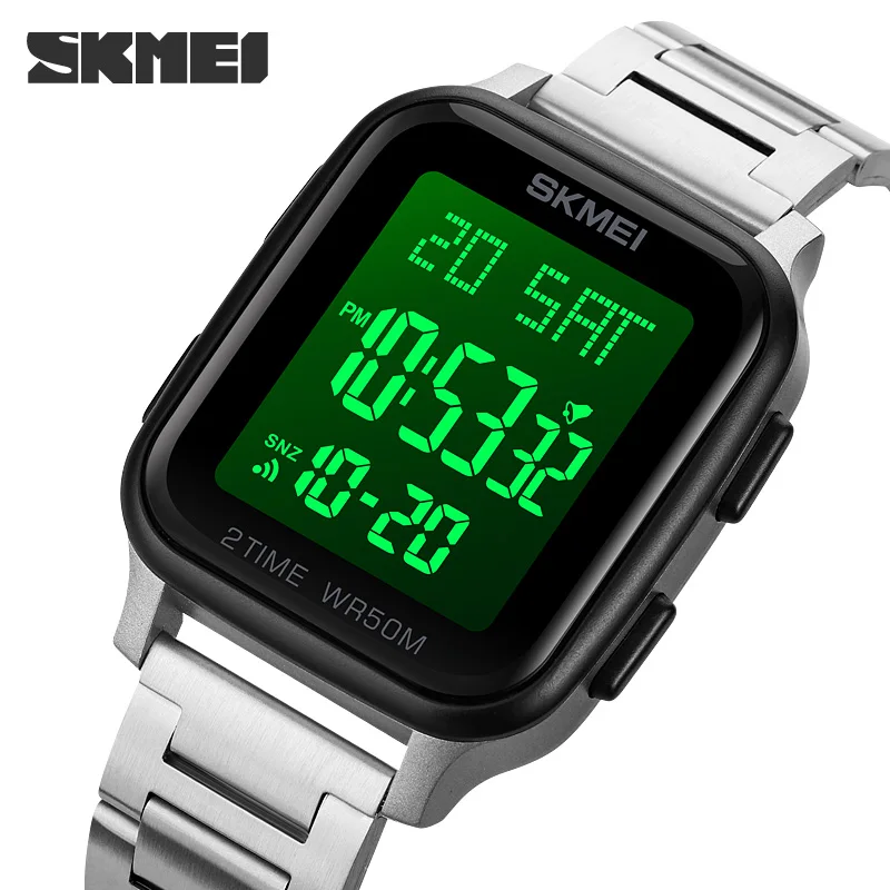 

SKMEI 1859 Digital mens Watch Waterproof Sports Men Watches Reloj Masculino Electronic Clock LED Screen Wristwatch For Man Women