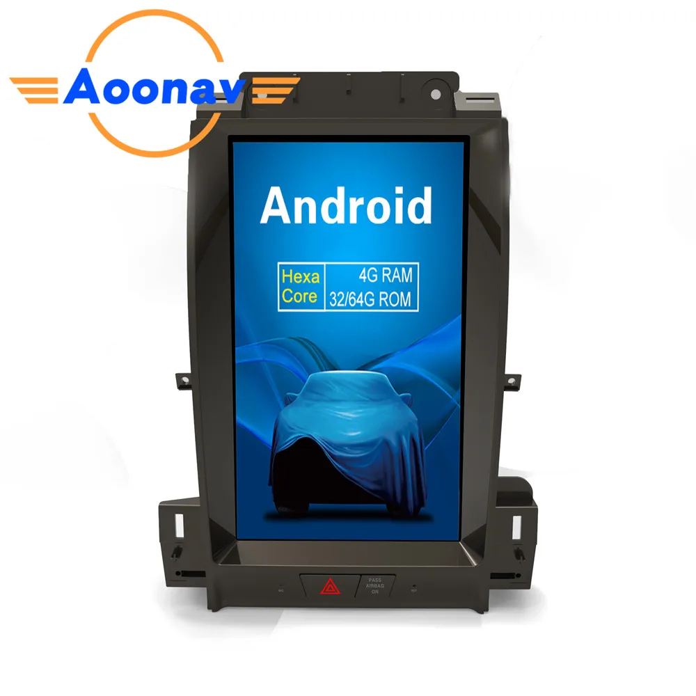 

AOONAV 13.3 inch vertical screen DVD player GPS navigation for-FORD Taurus 2012-2016 car radio high level support carplay
