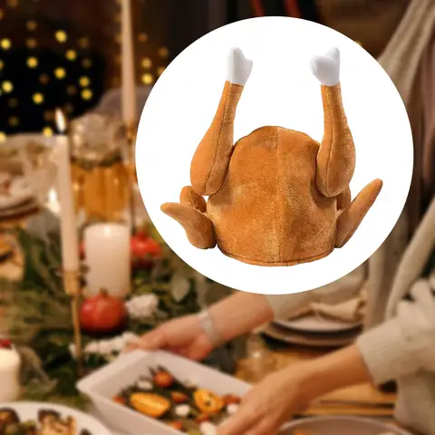 Funny Roasted Turkey Hat Phenovo