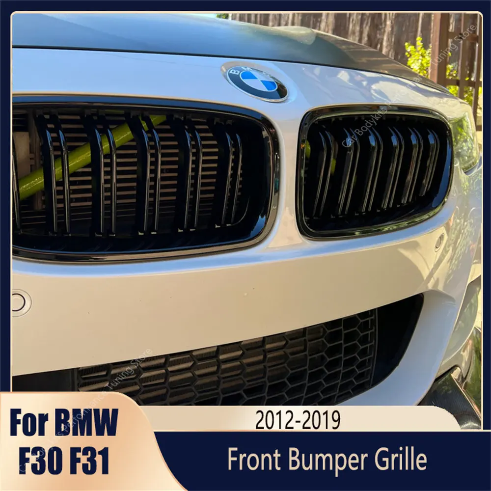 

Воздухозаборная решетка M3 Style для Bmw F30, F31, 3 серии, 318i, 320i, 330i, 320d, 330i, черная глянцевая передняя решетка радиатора, комплекты для тюнинга