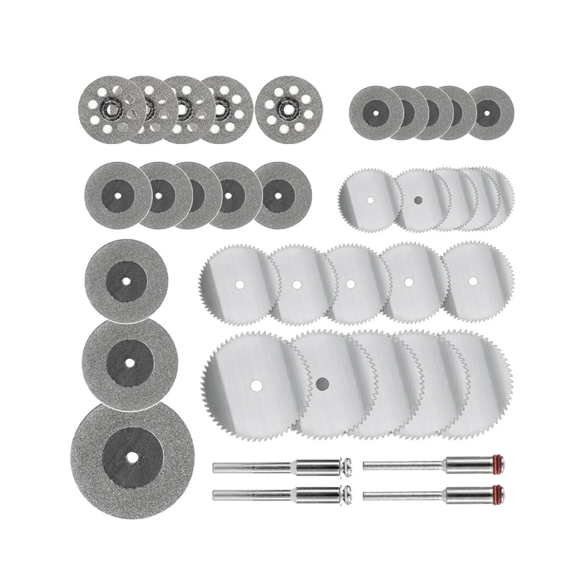

Алмазное лезвие для пилы, набор для резки металла из быстрорежущей стали, 37 шт., мини-диск для циркулярной пилы, инструмент для резки металла и камня
