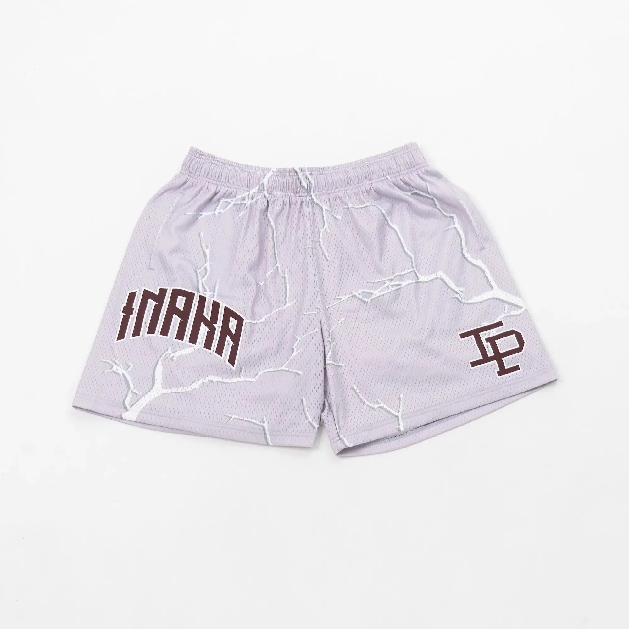 Inaka Power Double Mesh Shorts Thunder Style Men Women Basic Colors GYM Mesh Shorts Inaka Power Double Mesh Shorts