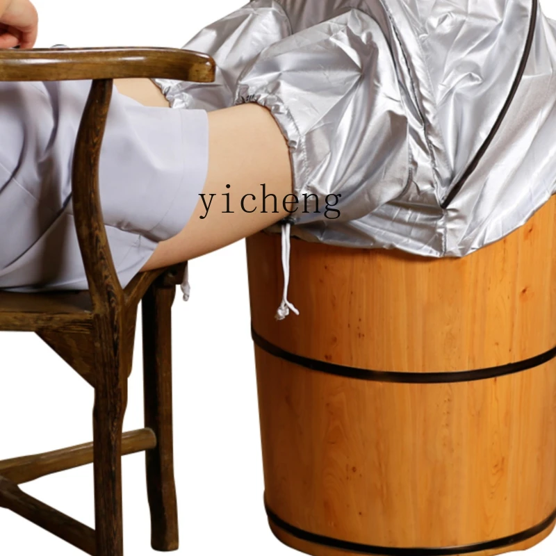 

XL Fumigation Heating Foot Bath Wooden Bucket Foot Bath Deep Barrel over the Knee Constant Temperature Feet-Washing Basin