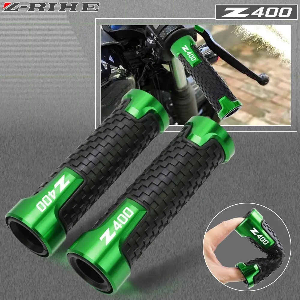 

7/8"22mm Motorcycle Anti-Slip Handle Bar Handlebar Hand Grips For KAWASAKI NINJA400 Ninja 400 650 Z400 Z650 Z800 2013-2018 2017