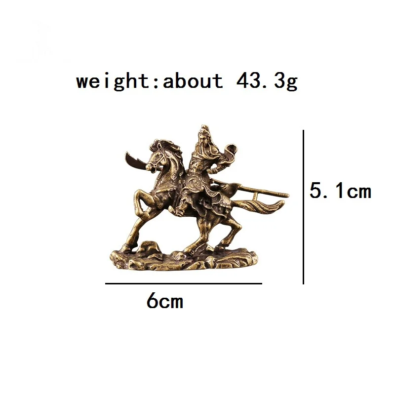 

Медная статуэтка Гуань Гун