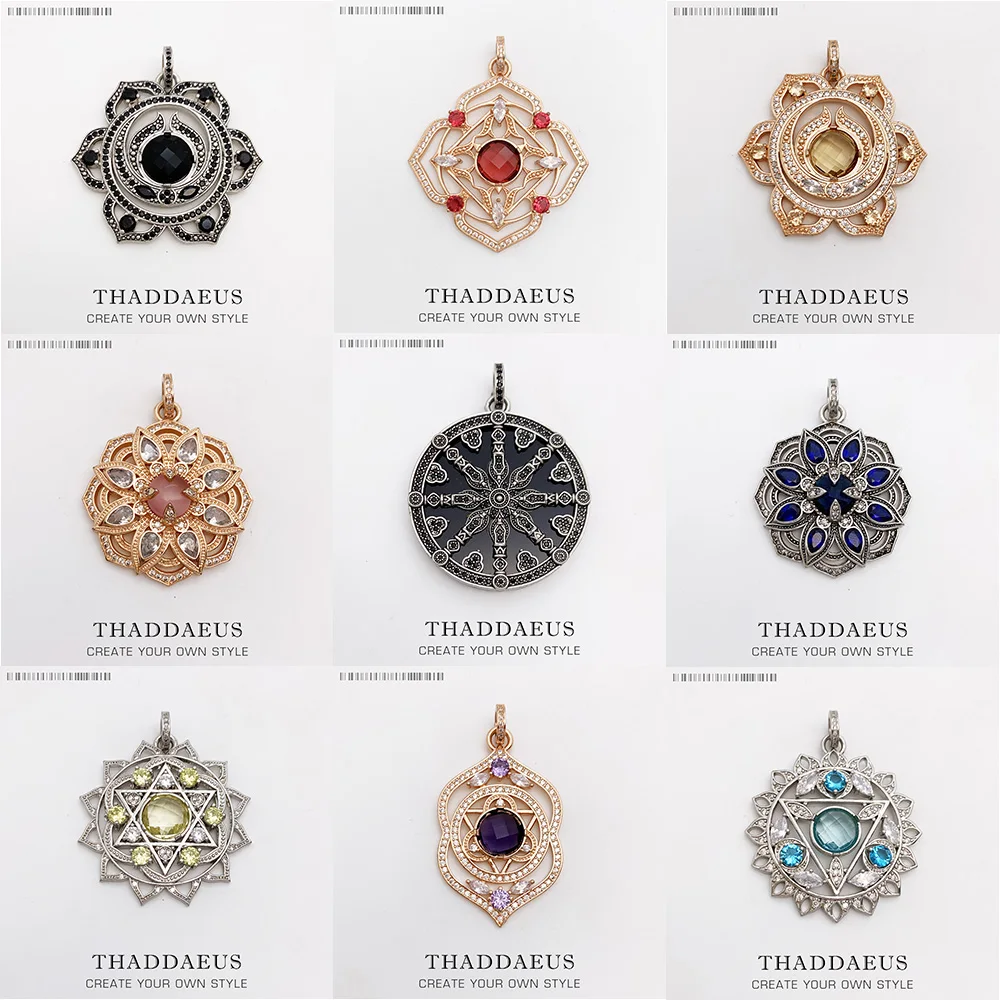 

Pendant Splenic Root Heart Third-Eye Throat Chakra Lotus Karma Wheel,Brand New Vintage Jewelry Bijoux Gift For Woman Girls Men