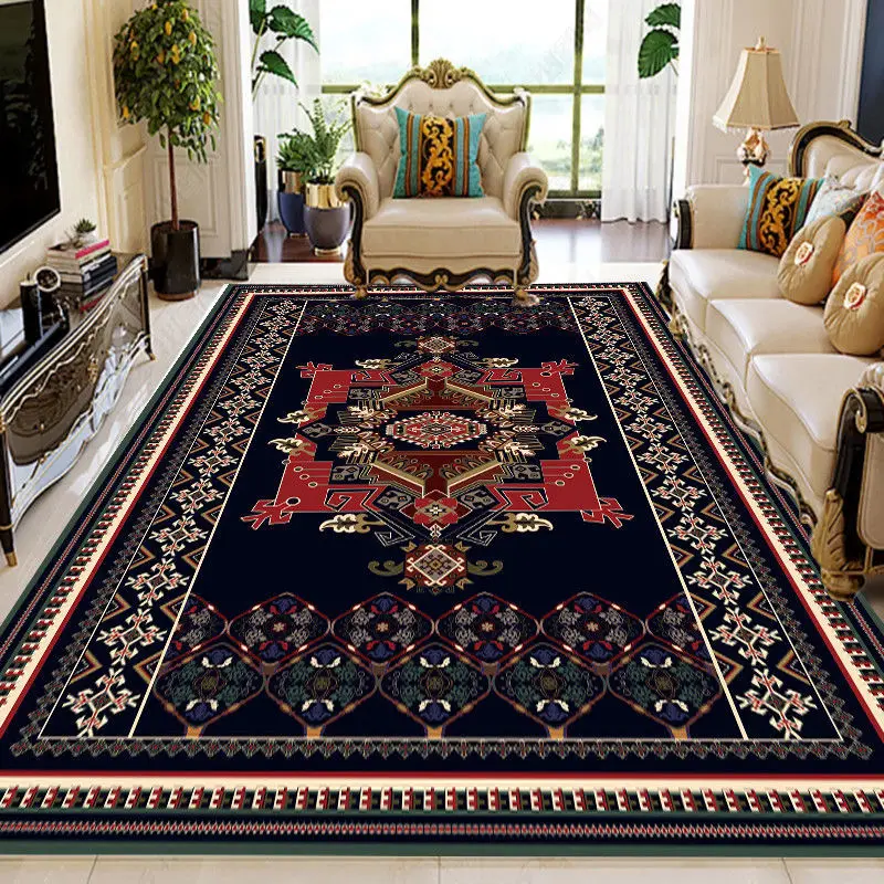 

European Style Carpet Living Room Large Area Rugs Bedroom Bedside Mat Home Porch Entry Doormat Alfombras Para La Sala Moderna