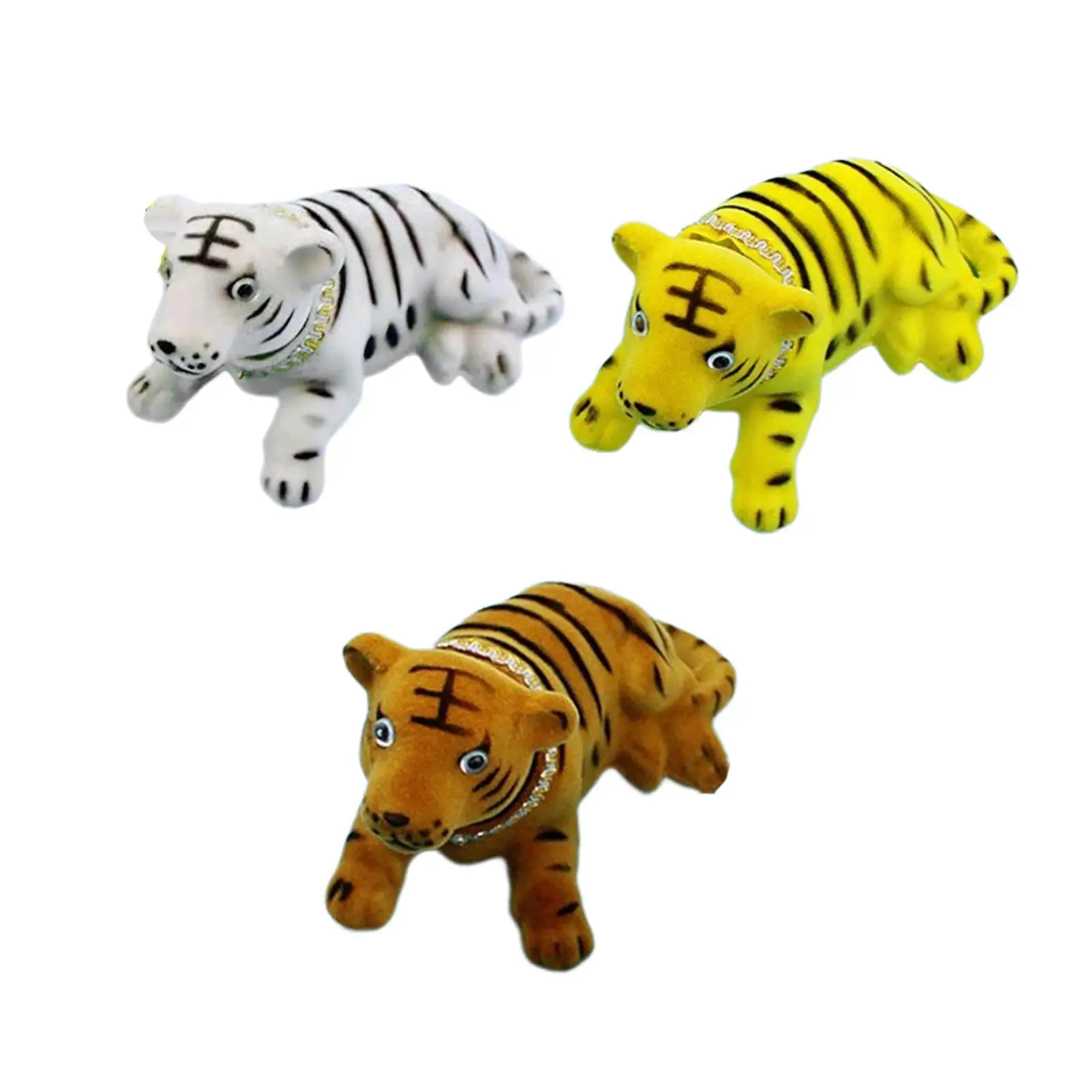 Приборная панель автомобиля Nodding Head Tiger Украшение приборной панели Ремесла для