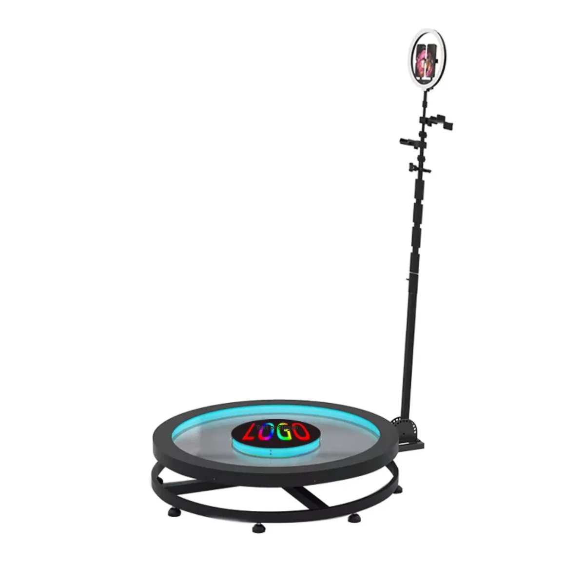 

Новая панорамная фотобудка BTO, светодиодная мини-рамка 50 см 360, аксессуары для фотобудки