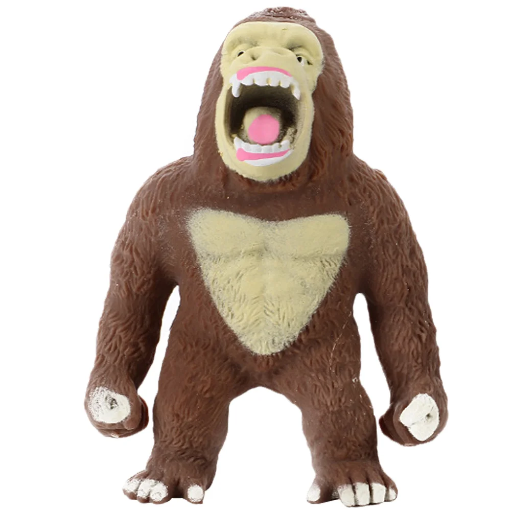 

Lala Music Monkey Toys Adorable Chimpanzee Kids Elastic Stretch Funny Sensory Tpr Pressure Student Stretchy Children Supplies