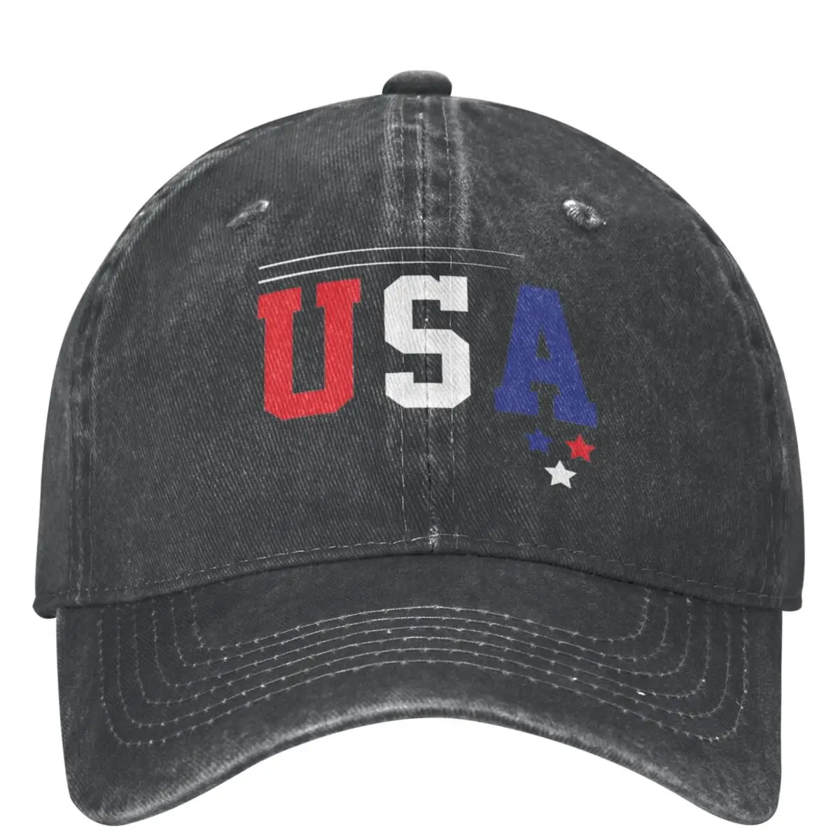 Джинсовая бейсболка с флагом США американская модная мужская и женская кепки на