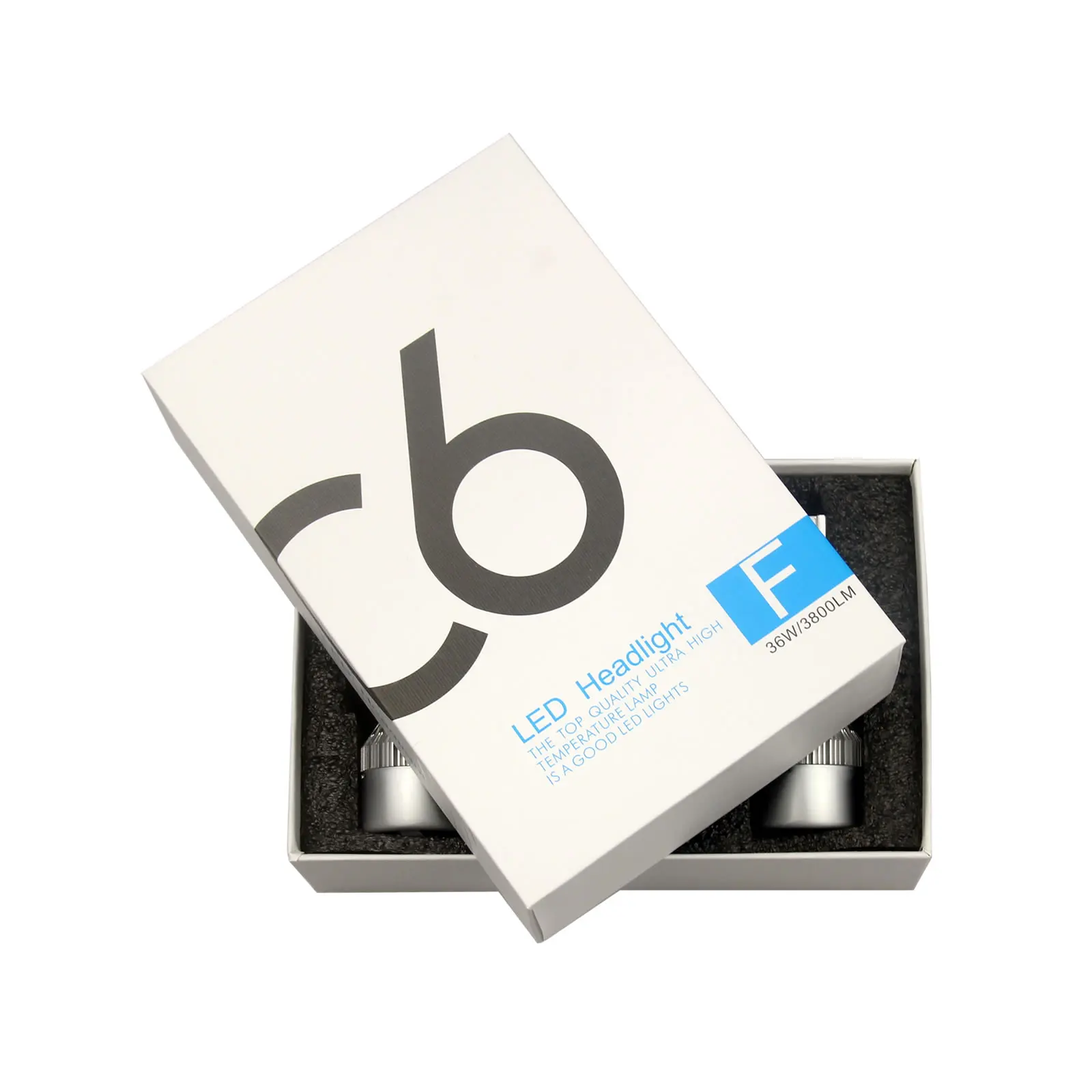 2 шт. Автомобильные светодиодные лампы H7 6000 К лм