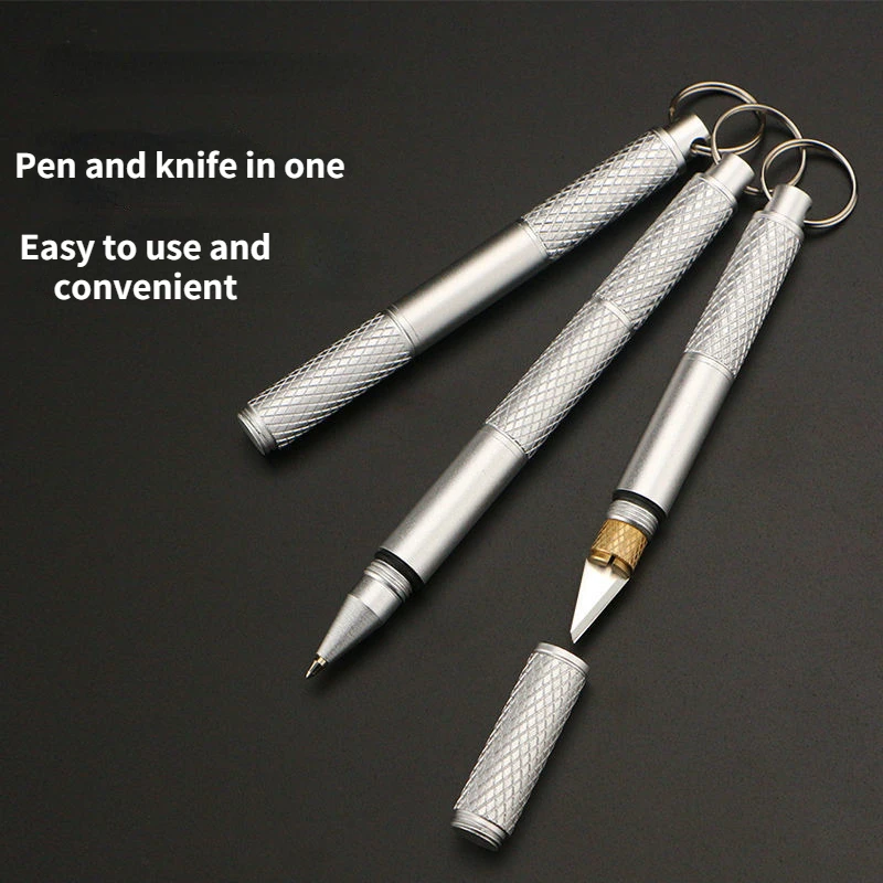 

Multi-function Carry-on Demolition Express Knife Mini Unboxing Artifact Pencil Knife Portable Outdoor Self-defense Knife