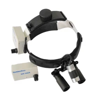 rechargeable surgical led head light with loupes