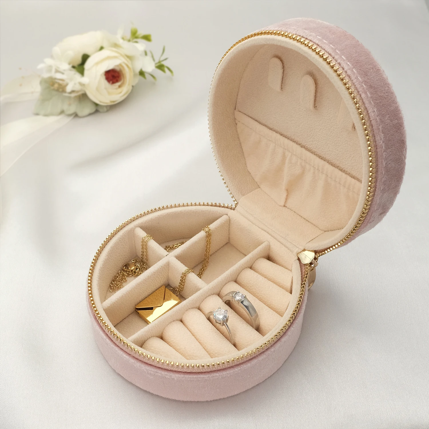 Custom Jewellery Box Display Travel Jewelry Case with Name Personalized Gifts for Her Birthday Anniversary Wedding Bridesmaid