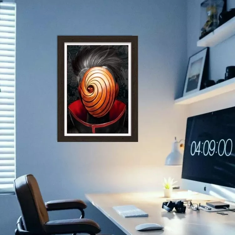 Наруто Учиха Обито Какаси 3D невооруженным глазом градиентное украшение висящее