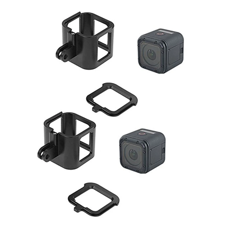 

Botique-2X Aluminum Alloy Case Camera Aluminum Alloy Standard Protective Housing Frame For Gopro Hero 5 Session/Hero 4 Session
