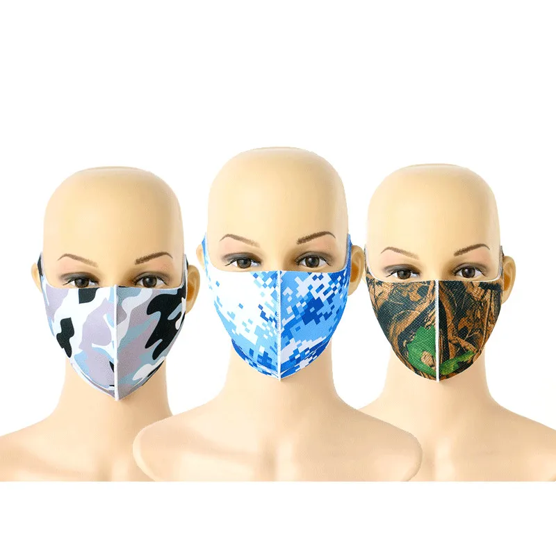

Breathable Mouth Mask Camouflage Anti Dust Foggy Smog Face Mask Outdoor Cycling Sports Protective Mask Masque De Halloween マスク