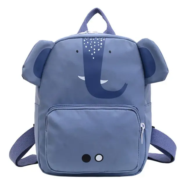 3-10Y Popular School Bag Smooth Zipper Nylon Cloth Children Backpack Lightweight Multipurpose School Bag 3