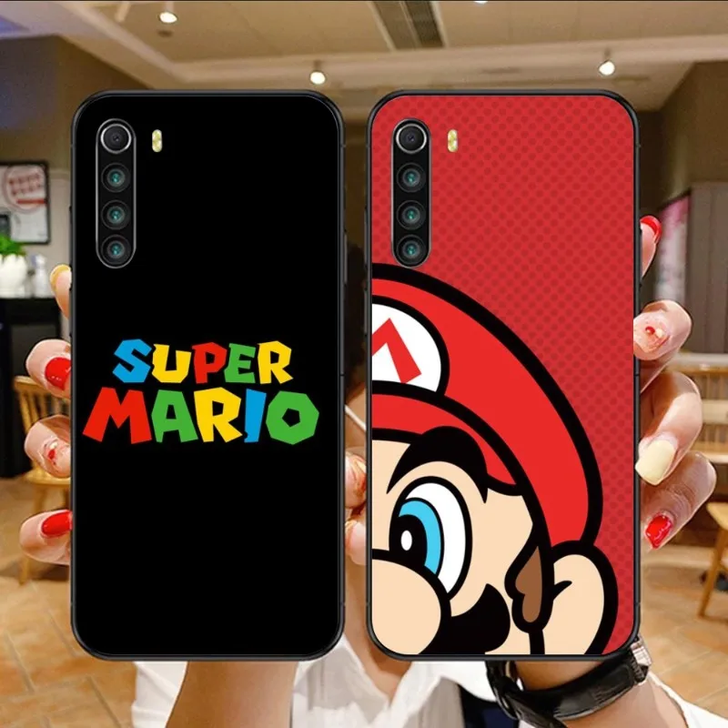 

Игровой чехол для телефона Super MMario для Xiaomi Mi 13 12 12S 12T 11T 10T 9T Lite Pro Ultra Poco F3 F4 X4 GT, черный чехол, чехол