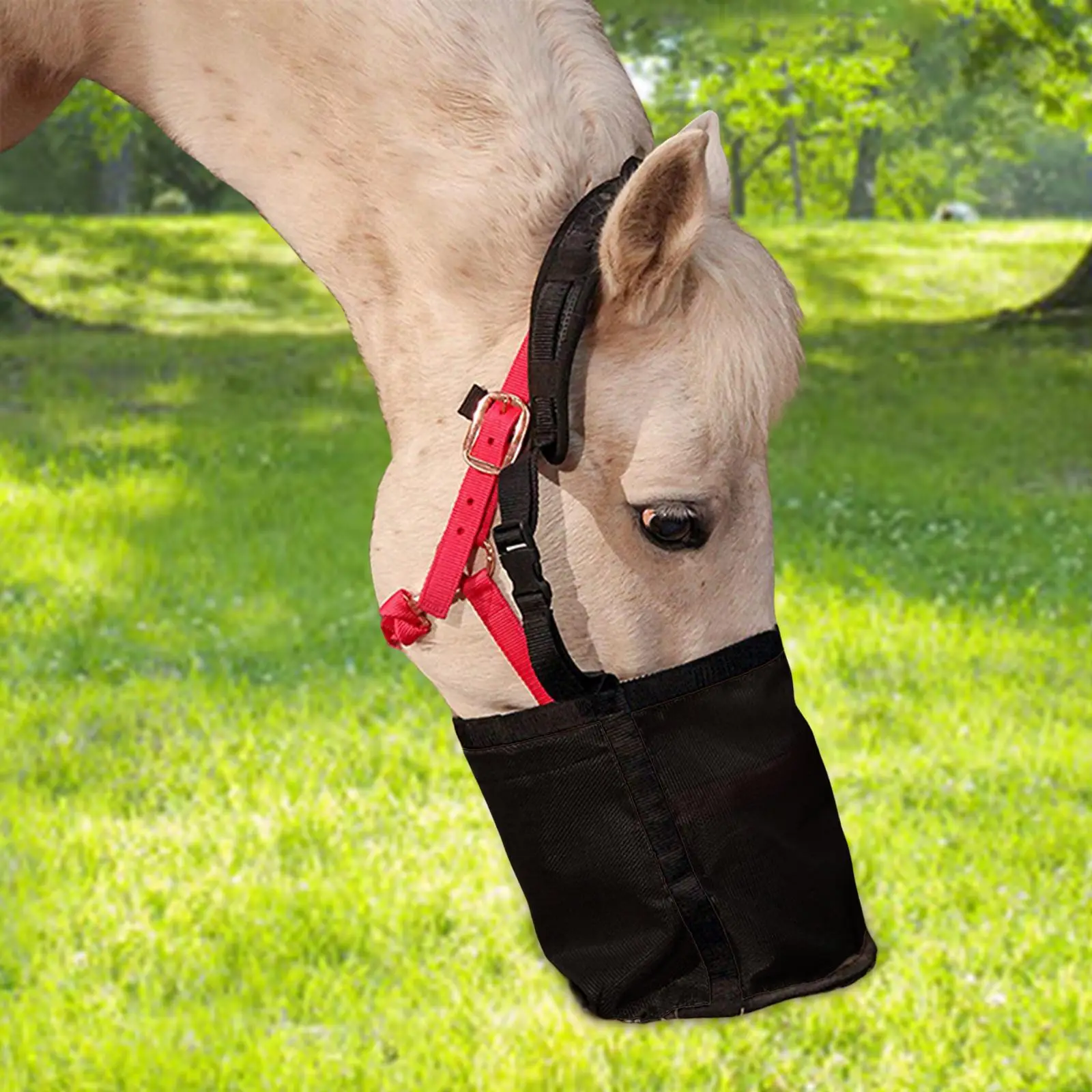 

Feeder Bag Portable Large Capacity Hanging Horse Hay Bag for Sheep