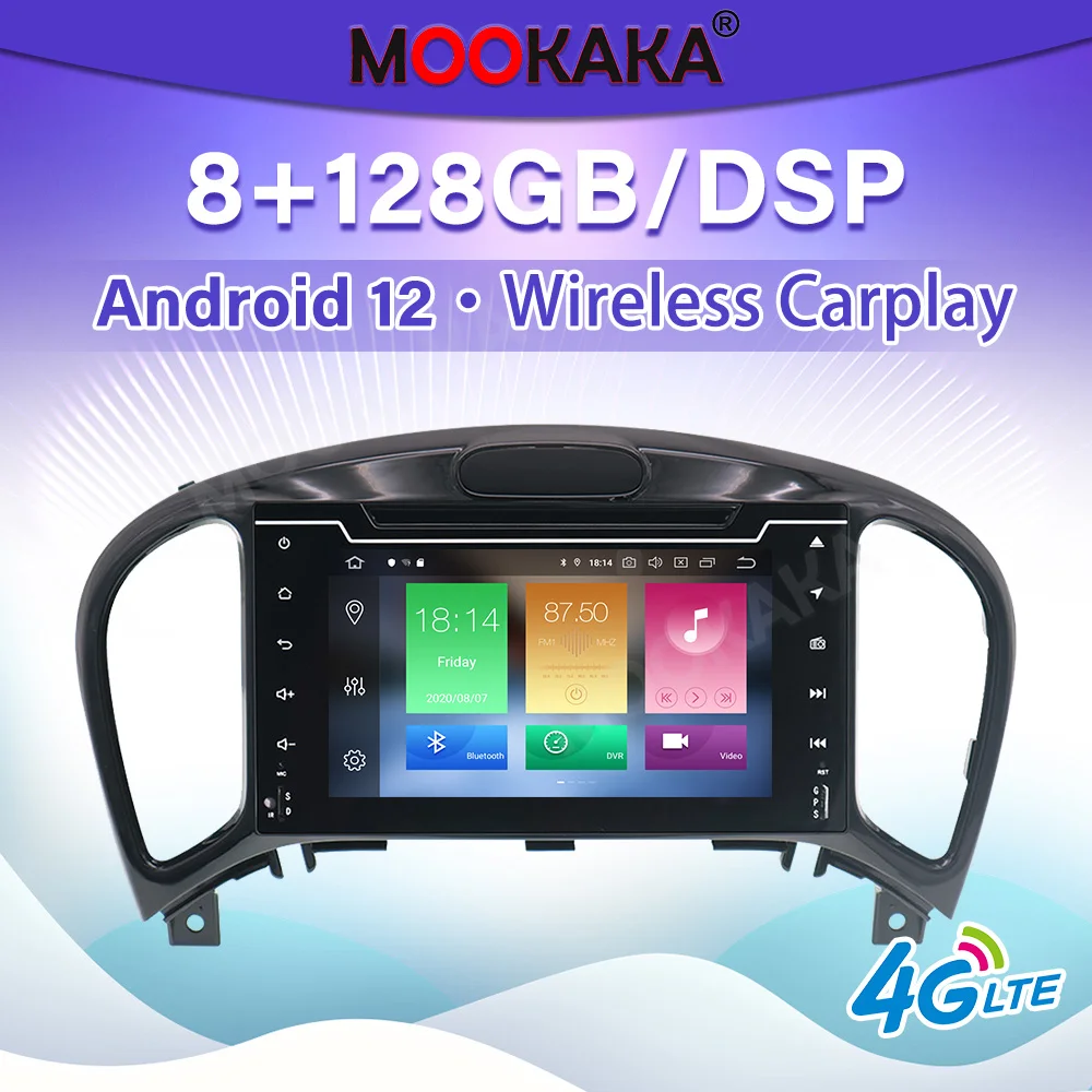 

Android 12 сенсорный экран для NISSAN Juke 2011-2017 Радио мультимедийный GPS навигатор плеер Автомобильный беспроводной Carplay стерео рудио головное устрой...