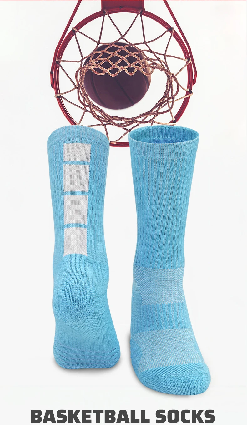 Men Sock Sports Women Compression Breathable Running Riding Cycling Over Knee Basketball Biking Hockey Soccer Meia Futebol